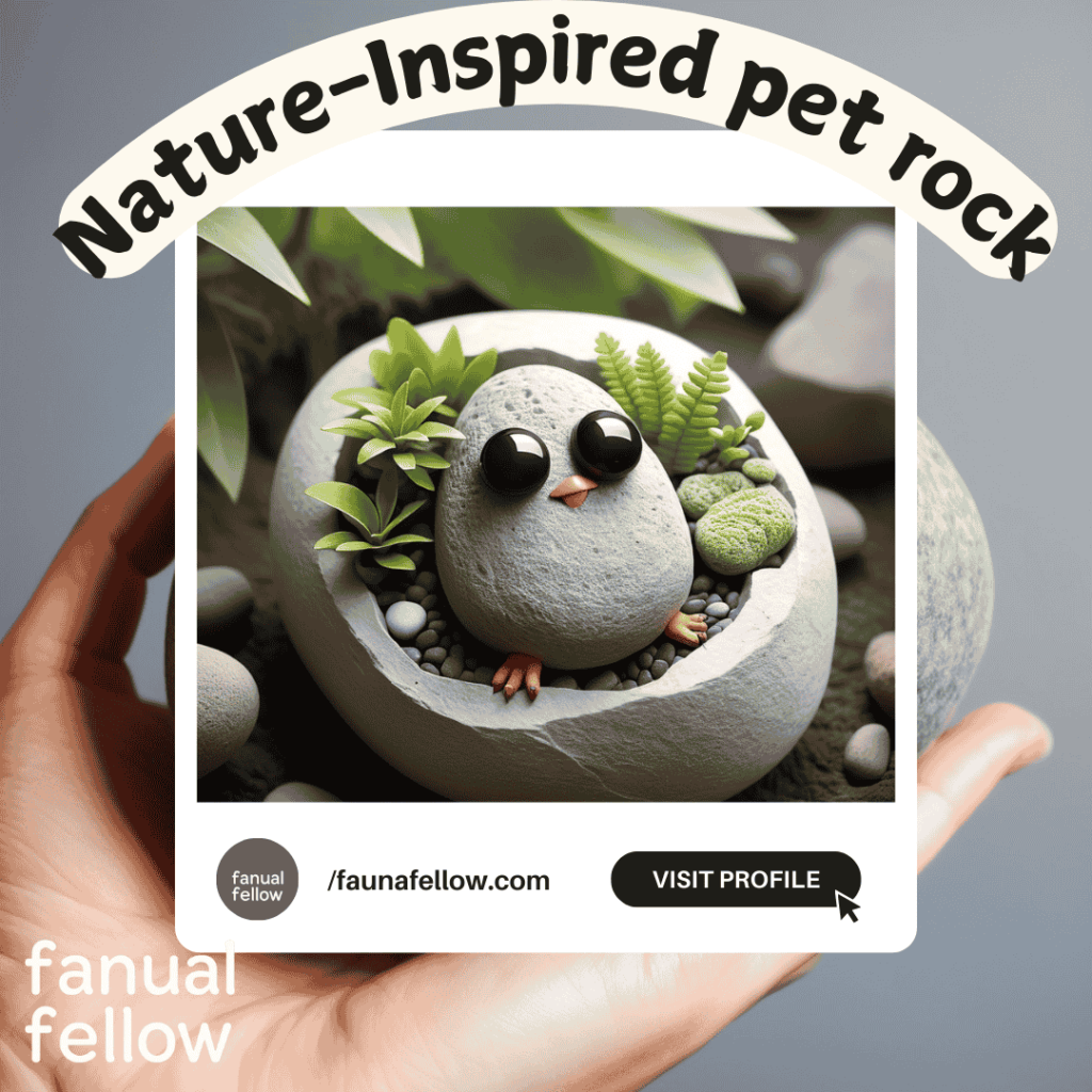 Nature-Inspired pet rock