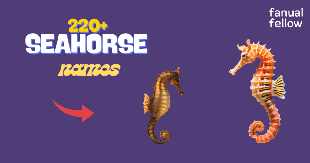 220+ Seahorse names with meanings