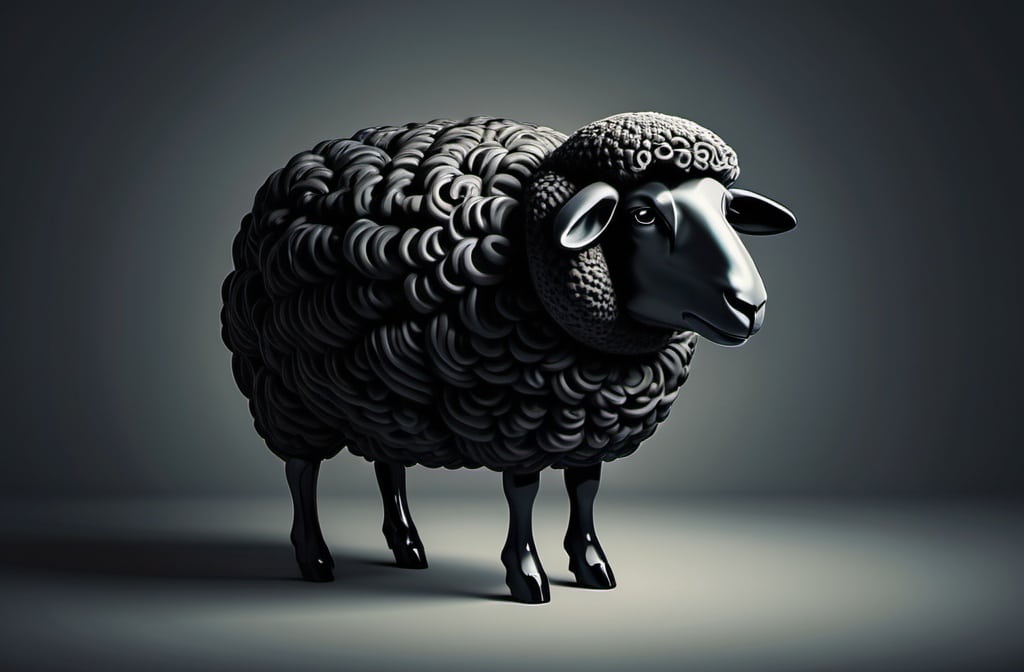 Creative Black Sheep names with meanings