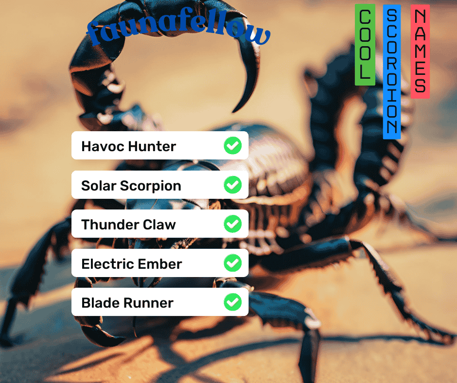 Cool Scorpion Names