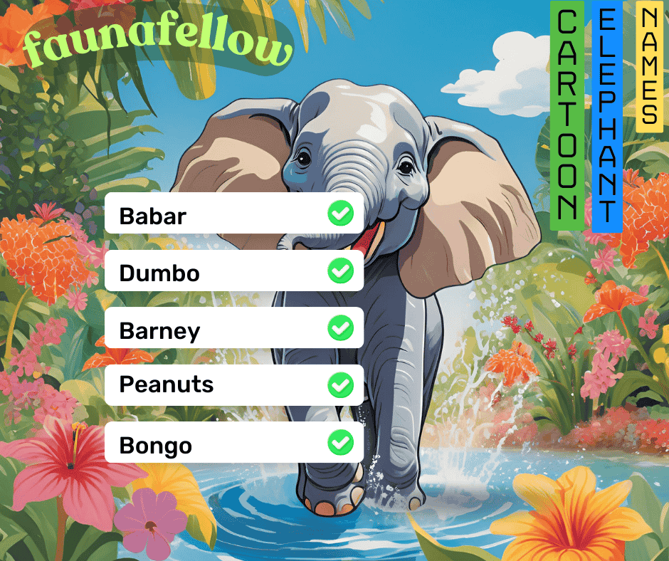 cartoon elephant names