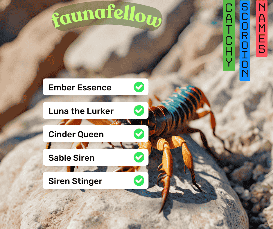 Catchy Female Scorpion Names