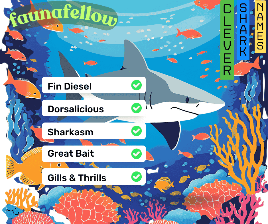 clever shark names