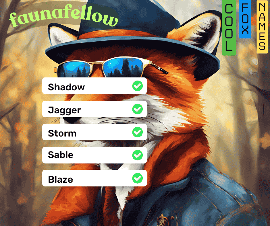 cool names for fox